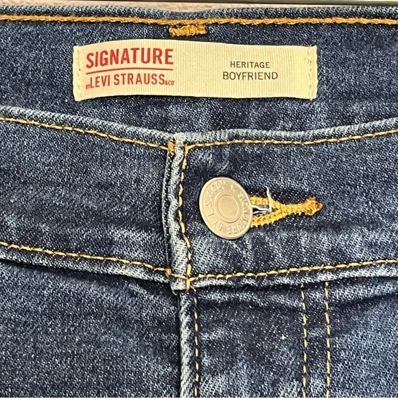Levi’s Heritage Boyfriend Denim Jeans Women’s Size 8 Cuffed Summer Streetwear - Picture 4 of 13